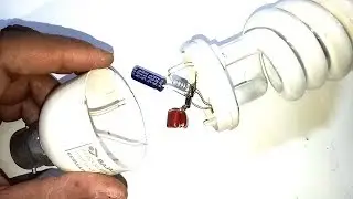 Convert Old Faulty CFL into new Led Bulb | Cfl Light Bulbs / Repair & Making Process