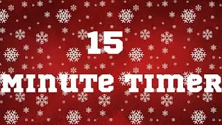 15 Minute Winter Timer Countdown - Snowing