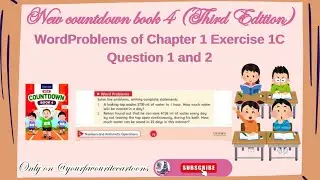 WordProblem Question 1&2 From countdown book 4(Third Edition)#education#maths@yourfavouritecartoons