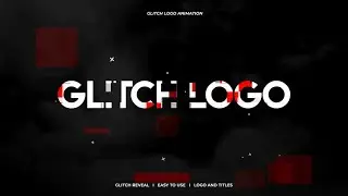 Top Premiere Pro Projects: Glitch Logo + Free Font