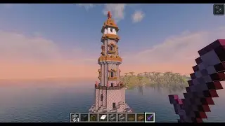 بناء منارة في ماين كرافت Building a lighthouse in Minecraft #minecraftbuilding