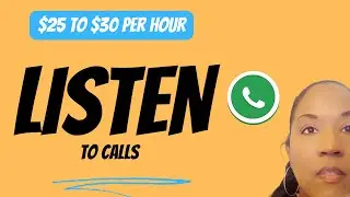 Get paid $25 to $30 per hour to listen to calls - Apply Fast