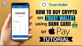 How to BUY crypto on TRUST WALLET using Bank Card/ Apple Pay |  App Tutorial