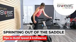 How to build endurance to sprint out of the saddle in Spin class!!