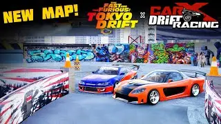 New Map: Tokyo Drift Parking Lot - CarX Drift Racing Online!
