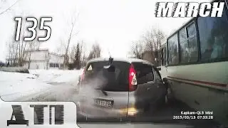 Подборка Аварий и ДТП от 16.03.2015 Март 2015 (#135) / Car crash compilation March 2015