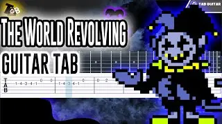DELTARUNE - The World Revolving/Jevil's Theme Guitar Tab Tutorials