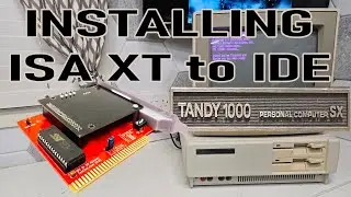 XTIDE SD Card Adapter Install in my Tandy 1000SX