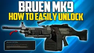 How to Easily Unlock the Bruen MK9 - (The NEW best LMG for Warzone)