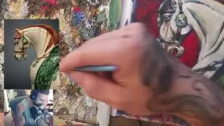 Pintura com tinta acrílica