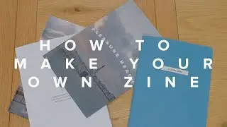 How to make your own photo zine for FREE - tutorial