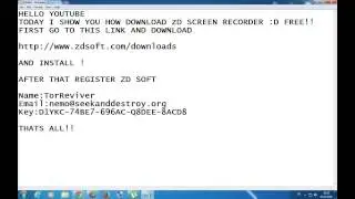 ZD soft screen recording crack
