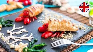 Puff pastry crabs - VisualFood savory snack