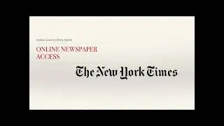 The New York Times is available online through the Camden County Library System.