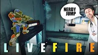 Skill JUMP - Stand on Tunnel Door - Live Fire  |  Halo INFINITE Multiplayer TIPS