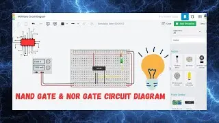 NAND & NOR Gate Circuit Diagram with Tinker card