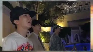 OUR BTS enjoying Bellagio fountain Show...🥰