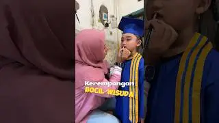 Ribetnya bocil saat wisuda 