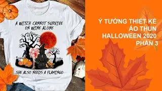Ý tưởng thiết kế áo thun Halloween 2020 - Sử dụng Pinterest, etsy, amazon và tools spy