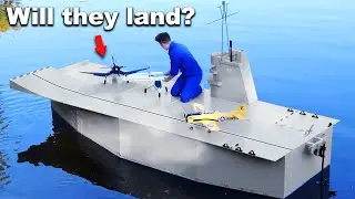 Giant RC Aircraft Carrier