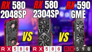RX 580 2048sp vs RX 580 Original vs RX 590 GME