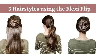 3 Easy Hairstyles Using 1 Lilla Rose Flexi Flip | #shorts #hairtutorial