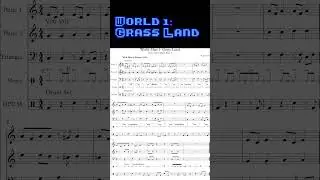 World 1: Grass Land - Super Mario Bros. 3 (NES, 1988) OST - Music Transcription #gamemusic
