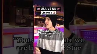 USA VS UK MOVIE THEATRE