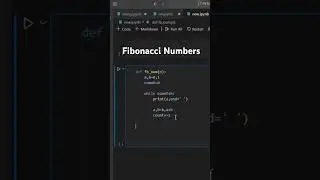 Python : Fibonacci Numbers program
