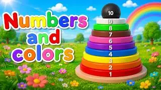 Counting 1 to 10 | Learn English Numbers | 10 Little Numbers | Olly the train