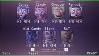 FNAC | SHADOW CHALLENGE | Five Nights at Candy's Remastered на андроид | 8-12-7-6-15-10-6 | FNaC