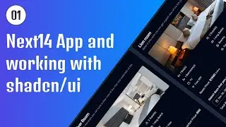 Creating Next14 App and working with shadcn/ui - 01 |  Next14 FullStack Hotel Booking App