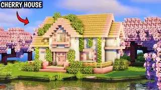 COOL CHEERY HOUSE || How to build cozy house #minecraft