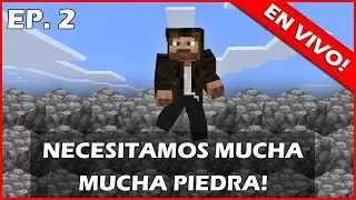 🔴 Necesito MUCHA, MUCHA PIEDRA! - Skyblock Ep 2 🔴