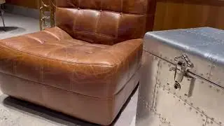 Button-tufting Single Sofa