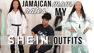SHEIN WHAT IS THIS??? | MY JAMAICAN MOM RATES MY JOURDAN X SHEIN OUTFITS ♡ 