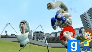 STREET FIGHTER THOMAS FIGHTS SKIBIDI TOILET IN GARRYS MOD ! || Garys Mod Gameplay || Konas2002