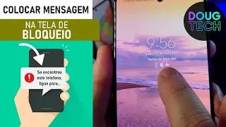 Como Colocar MENSAGEM na TELA DE BLOQUEIO do Samsung Galaxy