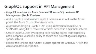GraphQL support in API Management (Latest Updates)