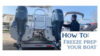 How to prep your outboard powered boat for a hard freeze