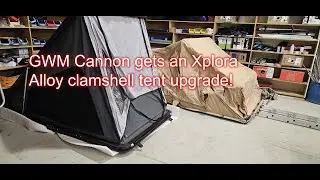 GWM Cannon roof top tent upgrade