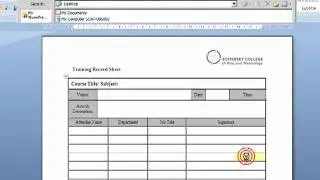 Saving work as a PDF