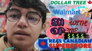 Come shop with me as #internationalstudent 🇨🇦 #canada #wallmart #dollartree #superstore #livefish
