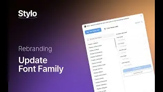 Stylo – Change Font Family Across Styles | Figma Plugin