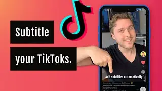 How to put SUBTITLES on TikTok videos (in seconds!) 💥