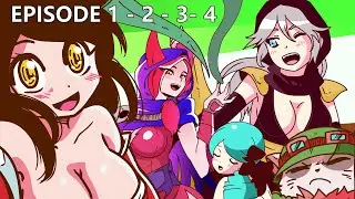 TEEMO VS ALL SERIES  (EPISODE 1, 2, 3, 4 COMPILATION) | LEAGUE OF LEGENDS ANIMATED