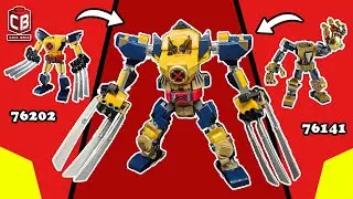 LEGO MECH Wolverine Thanos Combined set 76202 and 76141 Crix Brix Fusion Episode 3