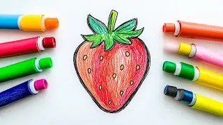 Learn Colors and Numbers with Fruits & Vegetables | Fun Coloring & Numbers Party for Kids