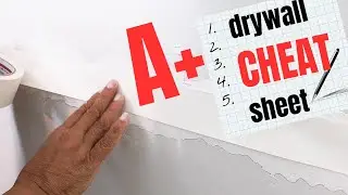 FINISHING Drywall CHEAT SHEET