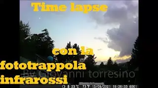 Time lapse con fototrappola infrarossi  